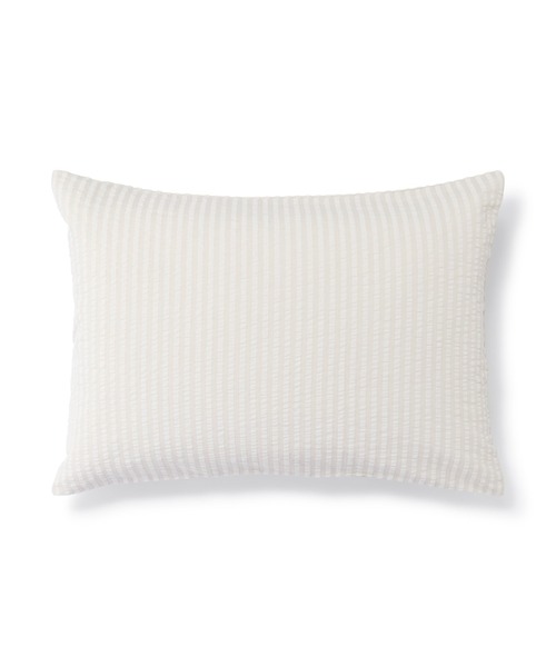 無印良品（ムジルシリョウヒン）の「綿　サッカー織　まくらカバー　４３×６３ｃｍ用（寝具・メンズ・グレー/オフホワイト/グリーン/グリーン系/ベージュ/ブルー系・FREE）」の3枚目の写真