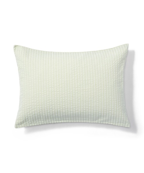 無印良品（ムジルシリョウヒン）の「綿　サッカー織　まくらカバー　４３×６３ｃｍ用（寝具・メンズ・グレー/オフホワイト/グリーン/グリーン系/ベージュ/ブルー系・FREE）」の15枚目の写真