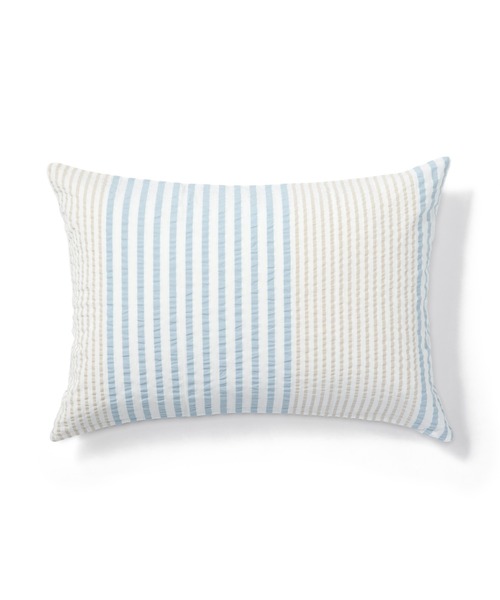 無印良品（ムジルシリョウヒン）の「綿　サッカー織　まくらカバー　４３×６３ｃｍ用（寝具・メンズ・グレー/オフホワイト/グリーン/グリーン系/ベージュ/ブルー系・FREE）」の21枚目の写真