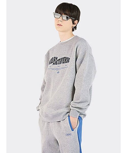 AOX(エーオーエックス)の「String-detailed Sweatpants (GrayBlue)(スウェットパンツ・メンズ・グレー・L/M)」の2枚目の写真