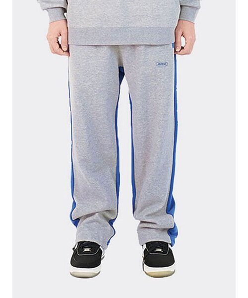 AOX(エーオーエックス)の「String-detailed Sweatpants (GrayBlue)(スウェットパンツ・メンズ・グレー・L/M)」の4枚目の写真