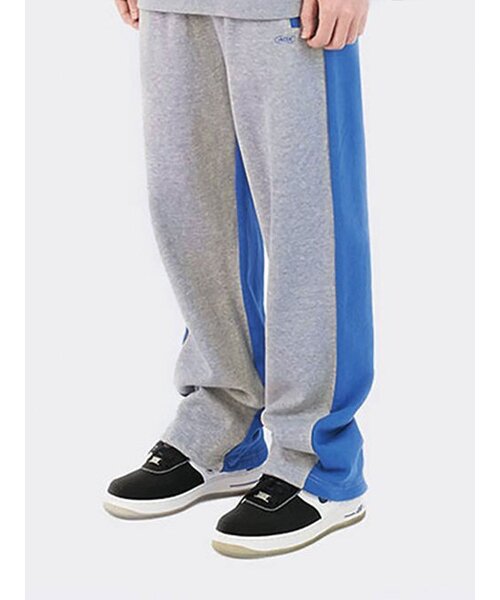 AOX(エーオーエックス)の「String-detailed Sweatpants (GrayBlue)(スウェットパンツ・メンズ・グレー・L/M)」の6枚目の写真