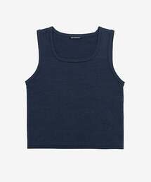 BENSIMON | KNIT SLEEVELESS - NAVY(Tシャツ/カットソー)