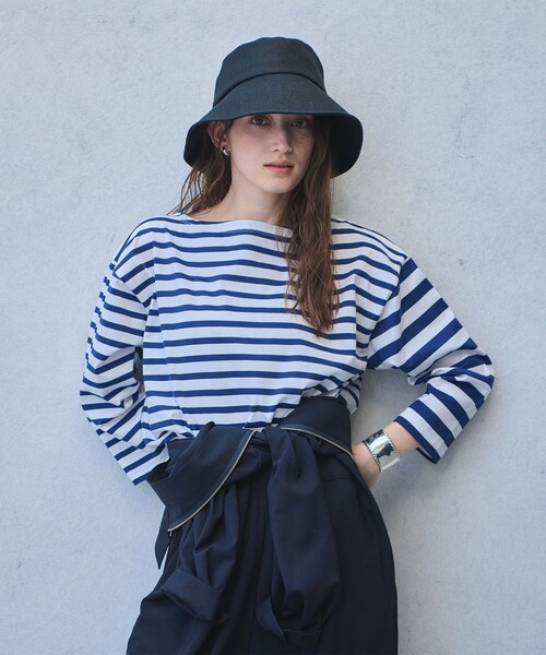 UNITED ARROWS（ユナイテッドアローズ）の「ナチュラルライク ハット UV（ハット・レディース・ブラック/ベージュ・FREE）」の8枚目の写真