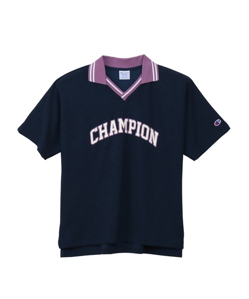 Champion Golf(チャンピオンゴルフ)の「【Champion/チャンピオン】レディース GOLF ショートスリーブポロシャツ(ポロシャツ・レディース・オフホワイト/ネイビー/ブラック・LARGE/MEDIUM)」の3枚目の写真