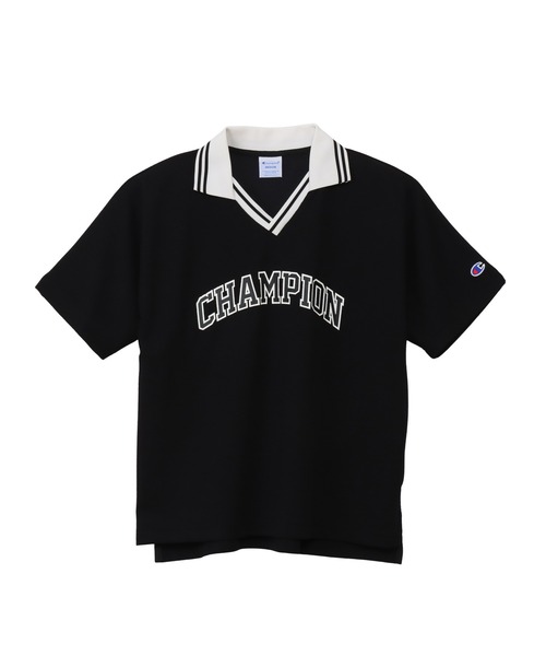 Champion Golf(チャンピオンゴルフ)の「【Champion/チャンピオン】レディース GOLF ショートスリーブポロシャツ(ポロシャツ・レディース・オフホワイト/ネイビー/ブラック・LARGE/MEDIUM)」の2枚目の写真
