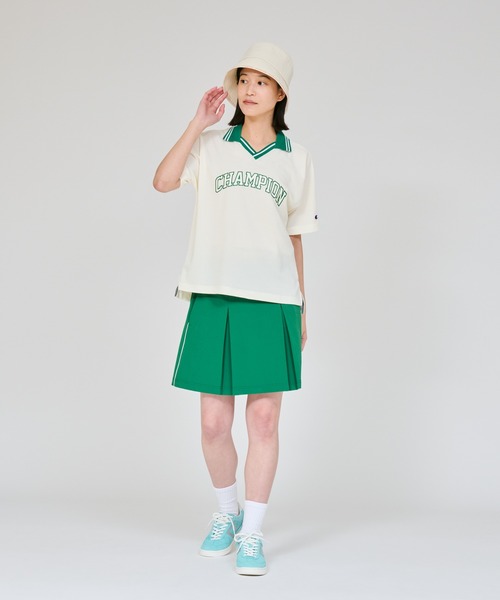 Champion Golf(チャンピオンゴルフ)の「【Champion/チャンピオン】レディース GOLF ショートスリーブポロシャツ(ポロシャツ・レディース・オフホワイト/ネイビー/ブラック・LARGE/MEDIUM)」の10枚目の写真