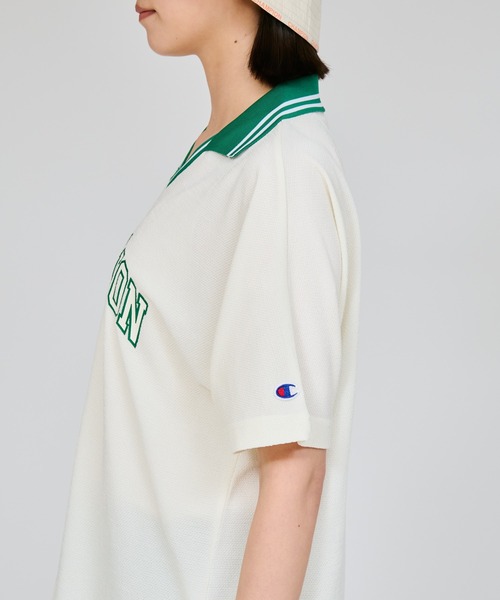 Champion Golf(チャンピオンゴルフ)の「【Champion/チャンピオン】レディース GOLF ショートスリーブポロシャツ(ポロシャツ・レディース・オフホワイト/ネイビー/ブラック・LARGE/MEDIUM)」の7枚目の写真