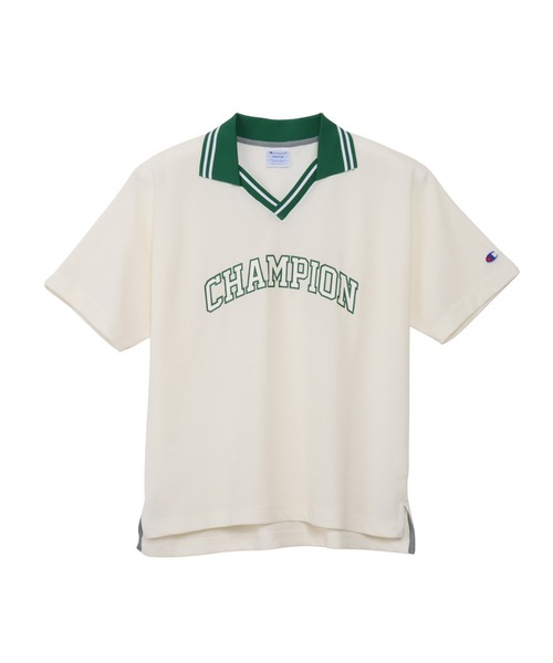 Champion Golf(チャンピオンゴルフ)の「【Champion/チャンピオン】レディース GOLF ショートスリーブポロシャツ(ポロシャツ・レディース・オフホワイト/ネイビー/ブラック・LARGE/MEDIUM)」の13枚目の写真