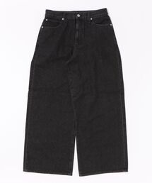 BACK NUMBER（バックナンバー）の「【BACK NUMBER】デニムワイドフレアパンツ (ハイウエスト / トレンドシルエット / ヴィンテージ感)（デニムパンツ）」
