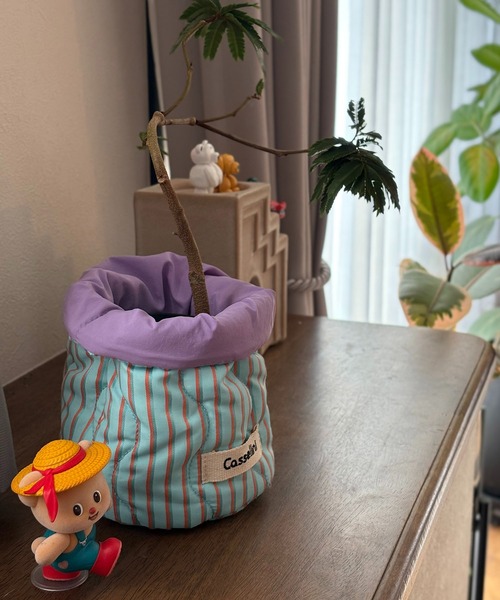Casselini(キャセリーニ)の「Casselini HOME(キャセリーニ ホーム)puffbasket(収納グッズ・レディース・ピンク/イエロー/ブルー・FREE)」の6枚目の写真