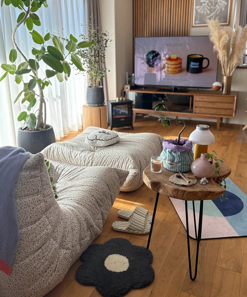Casselini(キャセリーニ)の「Casselini HOME(キャセリーニ ホーム)puffbasket(収納グッズ・レディース・ピンク/イエロー/ブルー・FREE)」の8枚目の写真