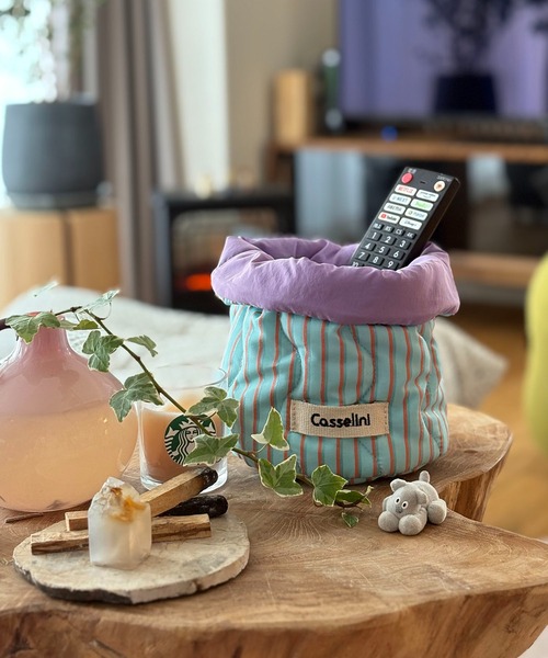 Casselini(キャセリーニ)の「Casselini HOME(キャセリーニ ホーム)puffbasket(収納グッズ・レディース・ピンク/イエロー/ブルー・FREE)」の21枚目の写真
