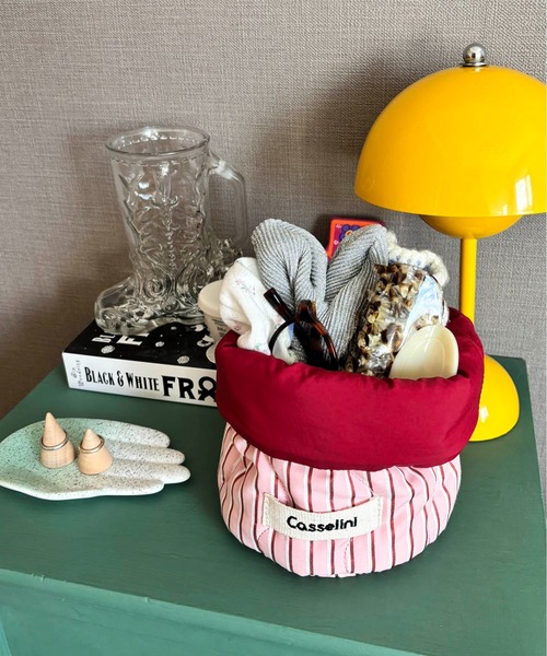 Casselini(キャセリーニ)の「Casselini HOME(キャセリーニ ホーム)puffbasket(収納グッズ・レディース・ピンク/イエロー/ブルー・FREE)」の22枚目の写真