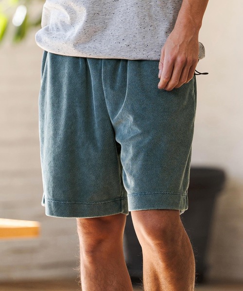 CAMBIO（カンビオ）の「mp14606- Snow Wash Pile Shorts ショートパンツ(CMP-261-010)（その他パンツ・メンズ・ブラック/ベージュ/ブルー・S/M/L）」の4枚目の写真
