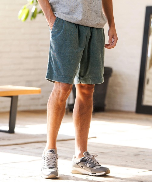 CAMBIO（カンビオ）の「mp14606- Snow Wash Pile Shorts ショートパンツ(CMP-261-010)（その他パンツ・メンズ・ブラック/ベージュ/ブルー・S/M/L）」の5枚目の写真