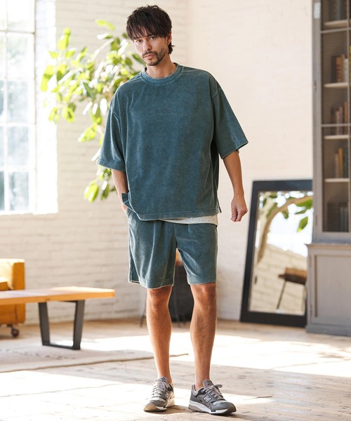 CAMBIO（カンビオ）の「mp14606- Snow Wash Pile Shorts ショートパンツ(CMP-261-010)（その他パンツ・メンズ・ブラック/ベージュ/ブルー・S/M/L）」の10枚目の写真