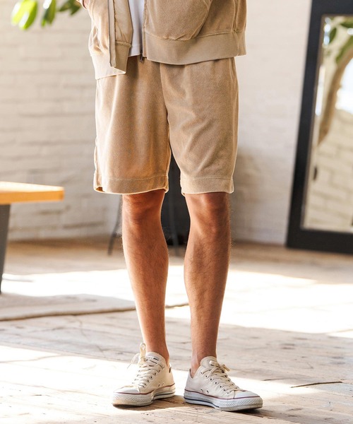 CAMBIO（カンビオ）の「mp14606- Snow Wash Pile Shorts ショートパンツ(CMP-261-010)（その他パンツ・メンズ・ブラック/ベージュ/ブルー・S/M/L）」の13枚目の写真