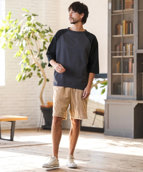 CAMBIO（カンビオ）の「mp14606- Snow Wash Pile Shorts ショートパンツ(CMP-261-010)（その他パンツ・メンズ・ブラック/ベージュ/ブルー・S/M/L）」の14枚目の写真