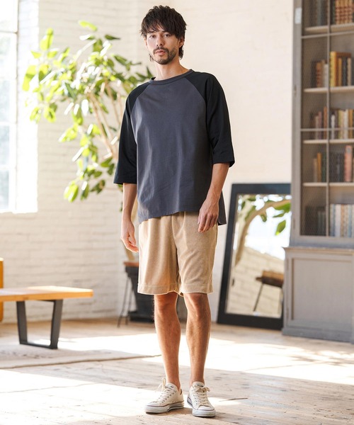 CAMBIO（カンビオ）の「mp14606- Snow Wash Pile Shorts ショートパンツ(CMP-261-010)（その他パンツ・メンズ・ブラック/ベージュ/ブルー・S/M/L）」の15枚目の写真
