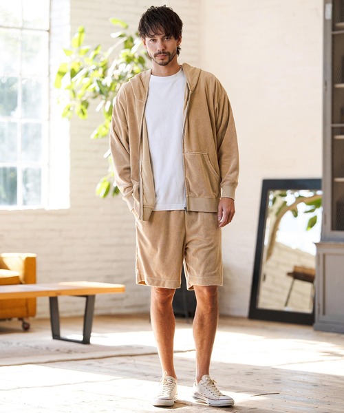CAMBIO（カンビオ）の「mp14606- Snow Wash Pile Shorts ショートパンツ(CMP-261-010)（その他パンツ・メンズ・ブラック/ベージュ/ブルー・S/M/L）」の16枚目の写真