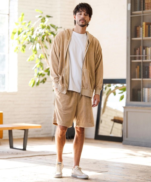 CAMBIO（カンビオ）の「mp14606- Snow Wash Pile Shorts ショートパンツ(CMP-261-010)（その他パンツ・メンズ・ブラック/ベージュ/ブルー・S/M/L）」の17枚目の写真