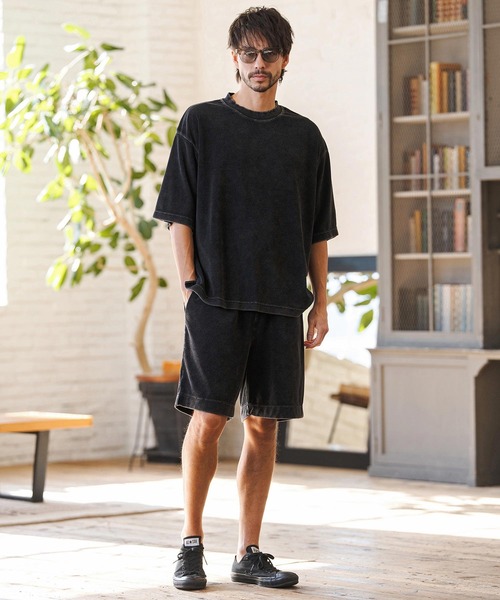 CAMBIO（カンビオ）の「mp14606- Snow Wash Pile Shorts ショートパンツ(CMP-261-010)（その他パンツ・メンズ・ブラック/ベージュ/ブルー・S/M/L）」の21枚目の写真