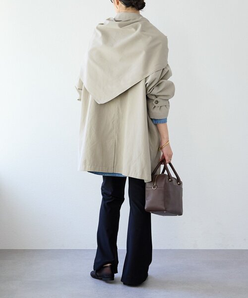 RIVE DROITE(リヴドロワ)の「【鮮度ある着こなしに】ストール付きテントコート(その他アウター・レディース・ベージュ/サンドベージュ・FREE)」の18枚目の写真