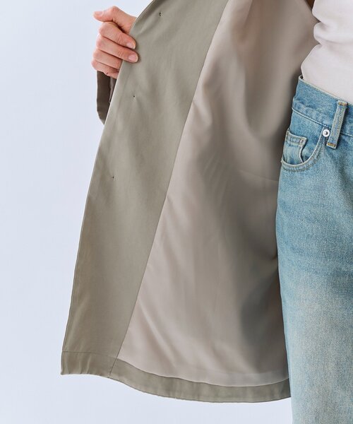 RIVE DROITE(リヴドロワ)の「【鮮度ある着こなしに】ストール付きテントコート(その他アウター・レディース・ベージュ/サンドベージュ・FREE)」の8枚目の写真