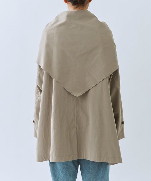 RIVE DROITE(リヴドロワ)の「【鮮度ある着こなしに】ストール付きテントコート(その他アウター・レディース・ベージュ/サンドベージュ・FREE)」の5枚目の写真