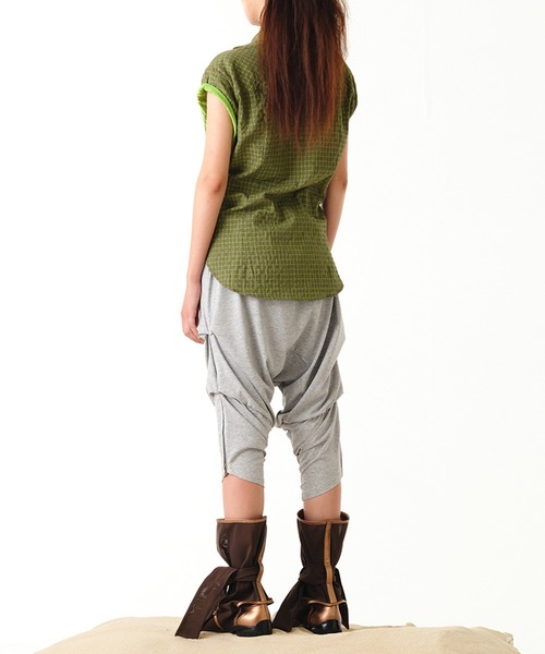 OPEN Yy(オープンワイワイ)の「【OPEN YY】COLOR BLOCK WIRE SHIRT(シャツ/ブラウス・レディース・グリーン/ベージュ・S)」の22枚目の写真