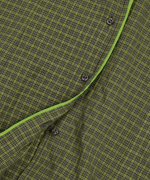 OPEN Yy(オープンワイワイ)の「【OPEN YY】COLOR BLOCK WIRE SHIRT(シャツ/ブラウス・レディース・グリーン/ベージュ・S)」の6枚目の写真