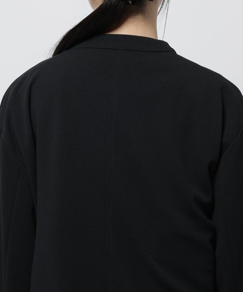 niko and...（ニコアンド）の「洗えるノビノビジャケットカーデ（ノーカラージャケット・レディース・アイボリー/ブラック・FREE）」の13枚目の写真