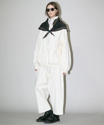 my beautiful landlet（マイビューティフルランドレット）の「【my beautiful landlet】COTTON & POLYESTER × SWEAT WIDE EASY PANTS（その他パンツ）」