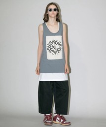 my beautiful landlet | 【my beautiful landlet】COTTON & POLYESTER × SWEAT WIDE EASY PANTS(その他パンツ)