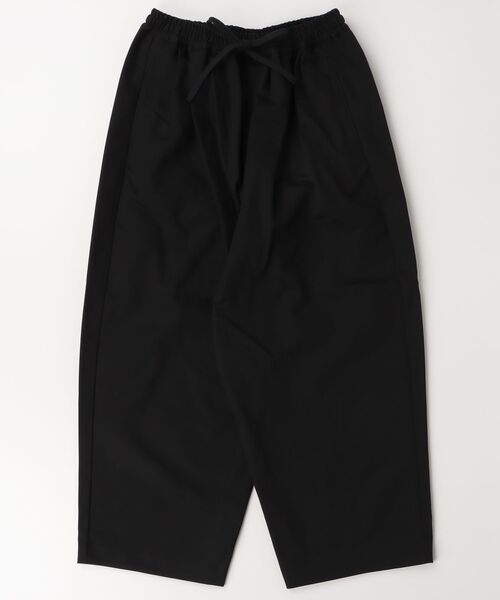 my beautiful landlet(マイビューティフルランドレット)の「【my beautiful landlet】COTTON & POLYESTER × SWEAT WIDE EASY PANTS(その他パンツ・メンズ・グリーン/ブラック/キナリ・1/2/0)」の22枚目の写真