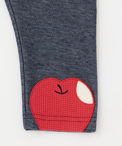 baby cheer（ベイビーチアー）の「ニットデニムパンツ（デニムパンツ・キッズ・ネイビー・110cm）」の5枚目の写真