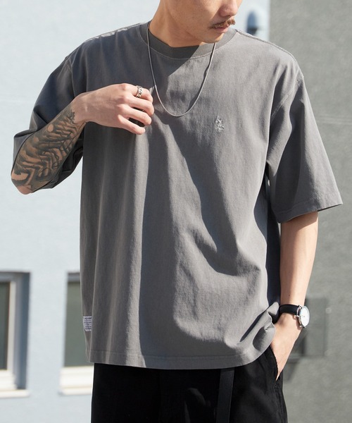 U.S. POLO ASSN.(ユーエスポロアッスン)の「U.S. POLO ASSN./ユーエスポロアッスン 天竺コットン ピグメント 半袖Tシャツ 秋 秋服 2026年秋冬(Tシャツ/カットソー・メンズ・ピンク/ブルー/アイボリー/ダークブルー/スミクロ・M/L/LL)」の21枚目の写真