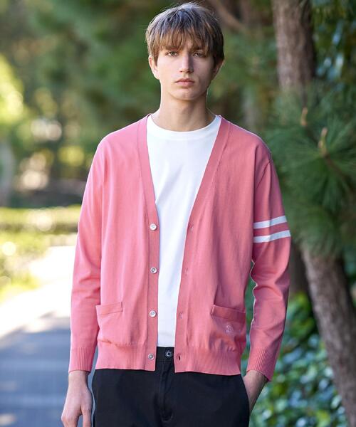 DRESSTERIOR(ドレステリア)の「コットンシルク ニットカーディガン(カーディガン/ボレロ・メンズ・ブラック/ピンク系/ネイビー・90/91/92/94)」の3枚目の写真