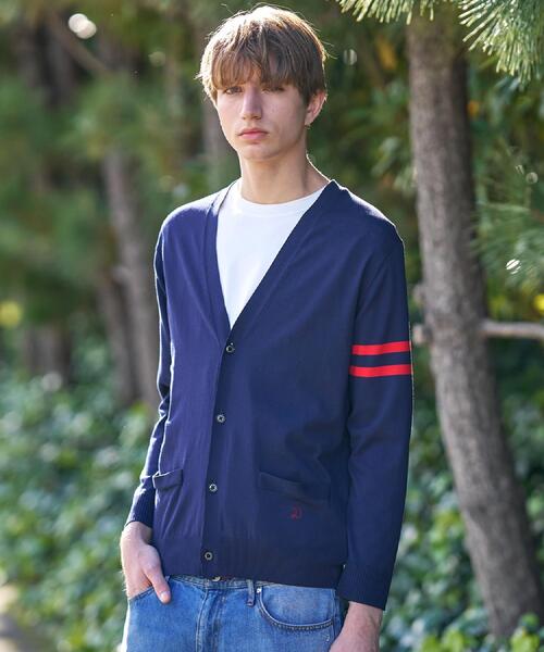 DRESSTERIOR(ドレステリア)の「コットンシルク ニットカーディガン(カーディガン/ボレロ・メンズ・ブラック/ピンク系/ネイビー・90/91/92/94)」の2枚目の写真