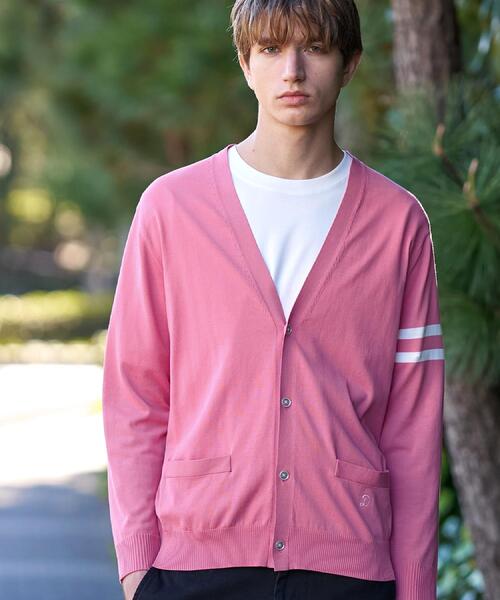 DRESSTERIOR(ドレステリア)の「コットンシルク ニットカーディガン(カーディガン/ボレロ・メンズ・ブラック/ピンク系/ネイビー・90/91/92/94)」の6枚目の写真