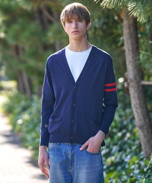 DRESSTERIOR(ドレステリア)の「コットンシルク ニットカーディガン(カーディガン/ボレロ・メンズ・ブラック/ピンク系/ネイビー・90/91/92/94)」の8枚目の写真