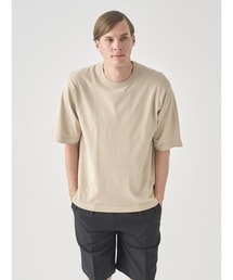 JOHN SMEDLEY | ウェルトヘム半袖コットンニットＴシャツ(ニット/セーター)