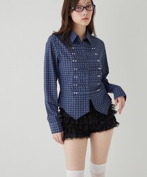 WHO'S WHO gallery（フーズフーギャラリー）の「ナポレオンコンパクトシャツ（シャツ/ブラウス）」