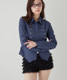 WHO'S WHO gallery（フーズフーギャラリー）の「ナポレオンコンパクトシャツ（シャツ/ブラウス）」