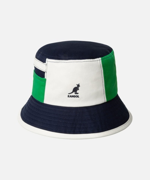 KANGOL(カンゴール)の「KANGOL CARGO COLORS BUCKET / カンゴール(ハット・レディース・グレー/ネイビー・L/XL/S/M)」の2枚目の写真