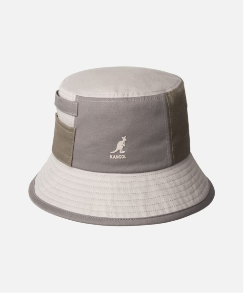 KANGOL(カンゴール)の「KANGOL CARGO COLORS BUCKET / カンゴール(ハット・レディース・グレー/ネイビー・L/XL/S/M)」の1枚目の写真