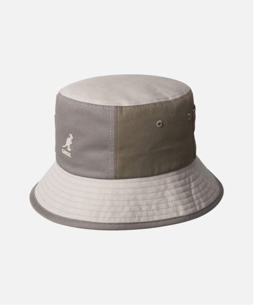 KANGOL(カンゴール)の「KANGOL CARGO COLORS BUCKET / カンゴール(ハット・レディース・グレー/ネイビー・L/XL/S/M)」の4枚目の写真