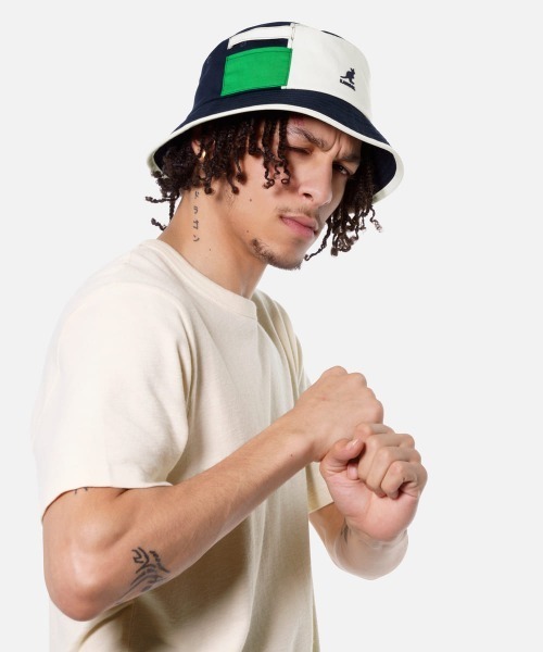 KANGOL(カンゴール)の「KANGOL CARGO COLORS BUCKET / カンゴール(ハット・レディース・グレー/ネイビー・L/XL/S/M)」の9枚目の写真