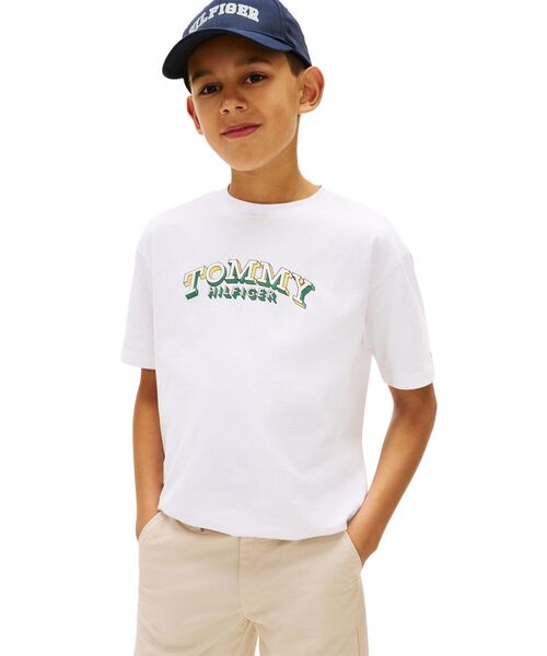 TOMMY HILFIGER（トミーヒルフィガー）の「BOYS 3DグラフィックTシャツ（Tシャツ/カットソー・キッズ・グリーン/イエロー/マルチ・140cm/130cm/150cm/160cm）」の3枚目の写真